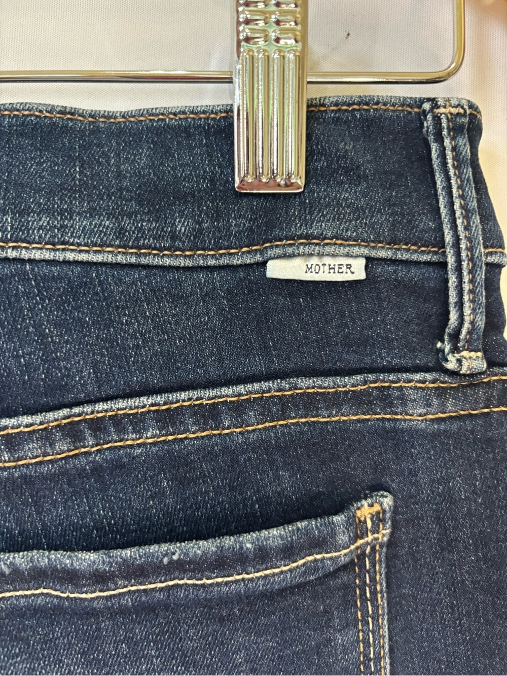 MOTHER The Weekender Fray Jeans Teaming Up High Rise Crop Flare Size 29 - Picture 6 of 15